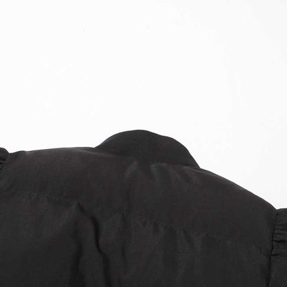 Women’s Puffy Winter Coat – Slim Fitted Cotton-Padded Jacket with Flared Sleeves