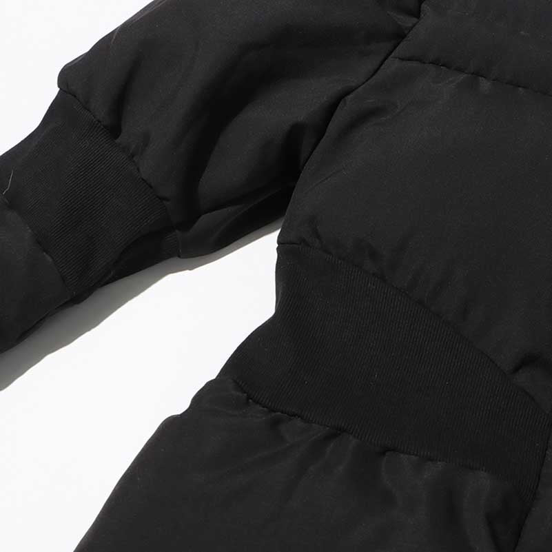 Women’s Puffy Winter Coat – Slim Fitted Cotton-Padded Jacket with Flared Sleeves