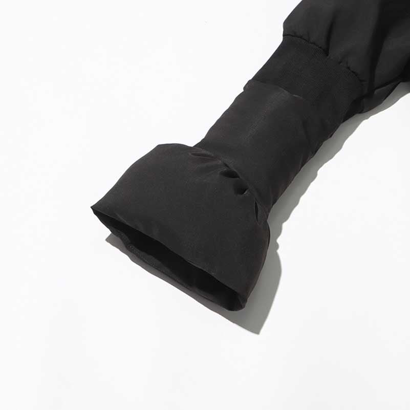 Women’s Puffy Winter Coat – Slim Fitted Cotton-Padded Jacket with Flared Sleeves