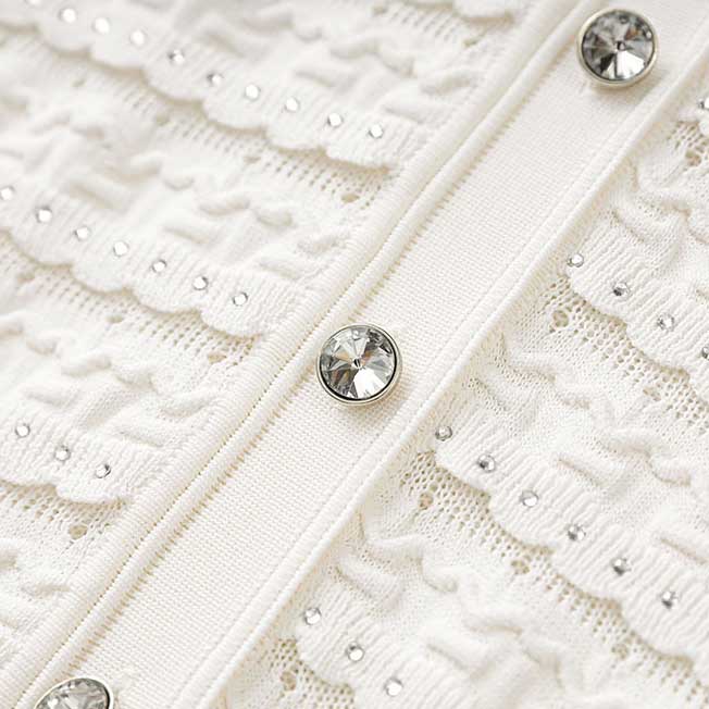 Rhinestone Knit Maxi Dress for Stunning Style