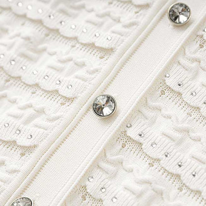 Rhinestone Knit Maxi Dress for Stunning Style