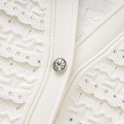 Rhinestone Knit Maxi Dress for Stunning Style