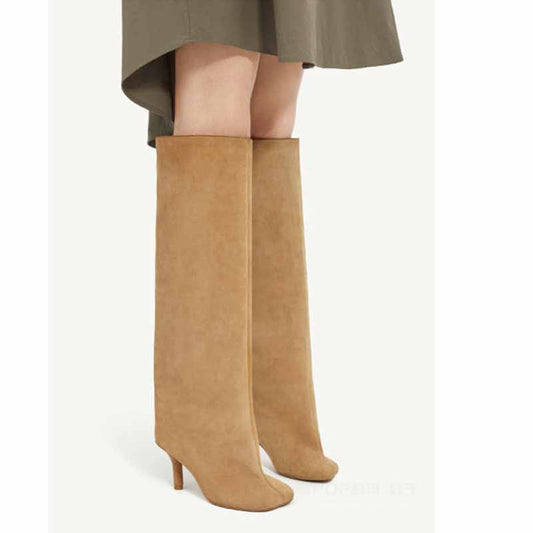 Women's Slip-on Suede Boots