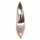 Women's Stilettos Beaded Pointed Toe Heels Prom Dress Pumps