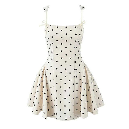 Women's Strapless Mini Dress A Line Lace-Up Short Dress