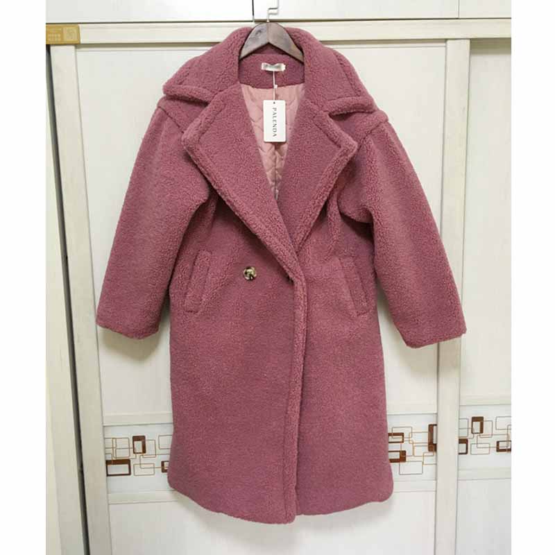 Women's Teddy Jacket Winter Coat Faux Fur Outwear Oversize Plush Coat