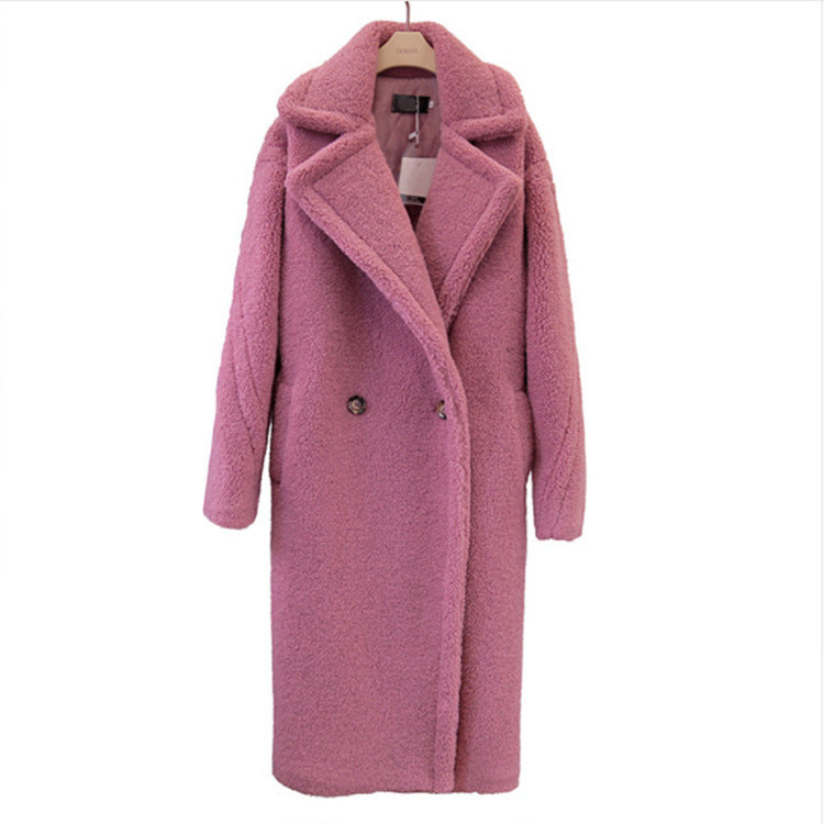 Women's Teddy Jacket Winter Coat Faux Fur Outwear Oversize Plush Coat