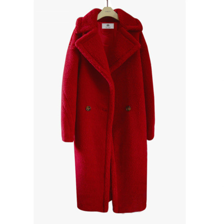 Women's Teddy Jacket Winter Coat Faux Fur Outwear Oversize Plush Coat