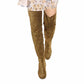 Women‘s Winter Over The Knee Boots Thigh High Suede Boots