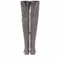 Women‘s Winter Over The Knee Boots Thigh High Suede Boots