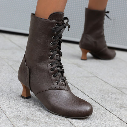 Women's Lace-Up Ankle Boots for Cute Stylish Outfits