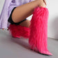 Womens Knee High Boots Pull on High Stilettos Feather Fur Boots