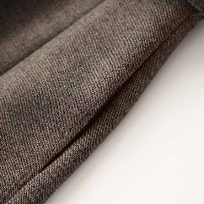 Wool Blend Single-Breasted Vest Dress with Belt