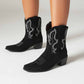 Suede Short Boots Cowboy Woman boots Boho Ankle boots