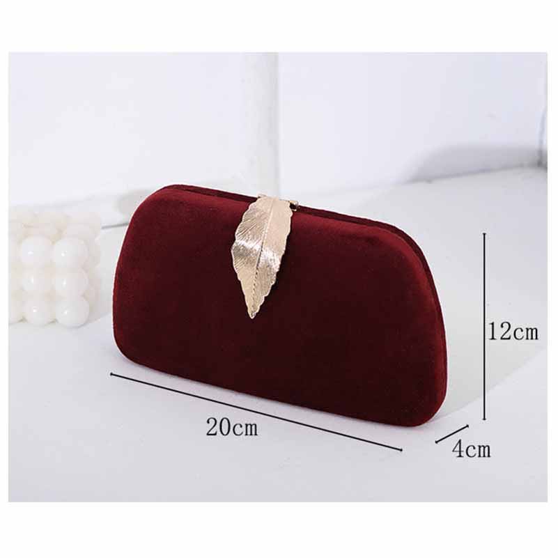 Evening Clutch Purses Velvet Handbag Party Bag