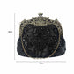 Vintage Beaded Evening Clutch Bag Prom Cocktail Party Handbag