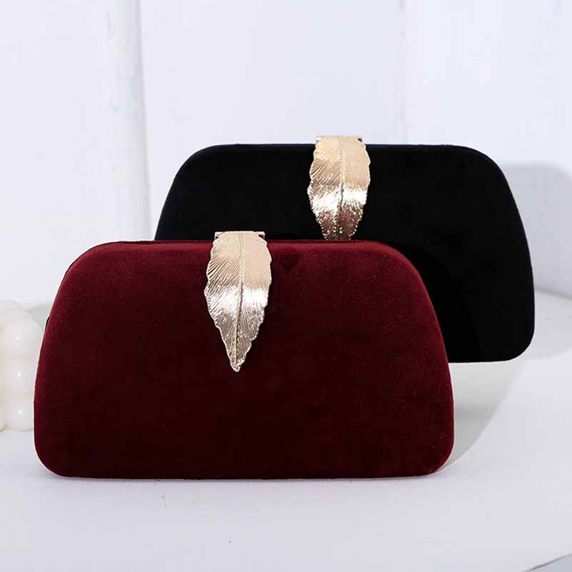 Evening Clutch Purses Velvet Handbag Party Bag