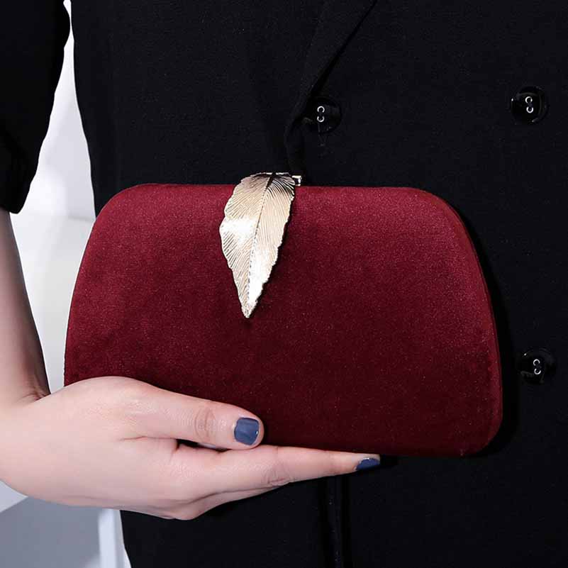 Evening Clutch Purses Velvet Handbag Party Bag