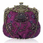 Vintage Beaded Evening Clutch Bag Prom Cocktail Party Handbag