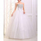 beaded Sweetheart wedding dresses for bride Strapless Sparkly Ball Gowns