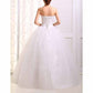 beaded Sweetheart wedding dresses for bride Strapless Sparkly Ball Gowns