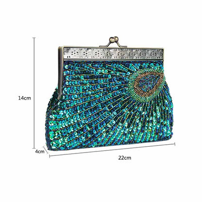 Evening Handbag Clutch Purses Vintage Beaded Bag