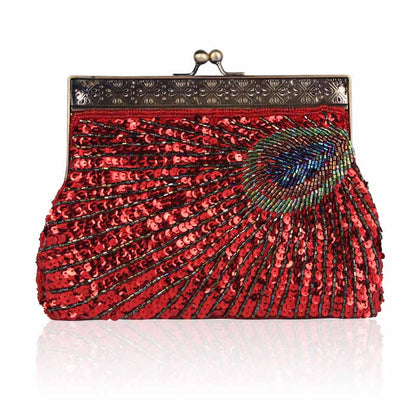 Evening Handbag Clutch Purses Vintage Beaded Bag