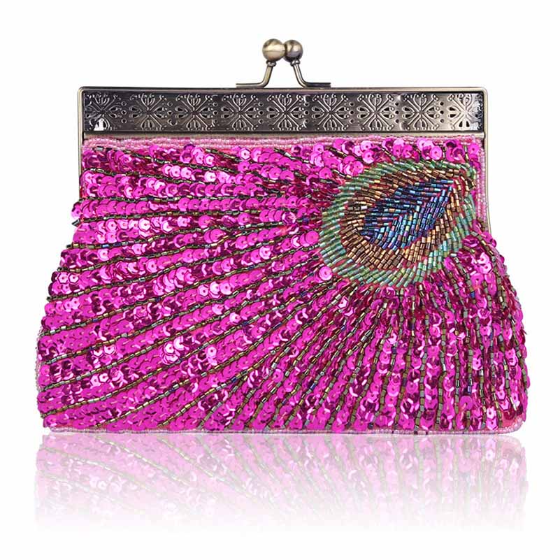 Evening Handbag Clutch Purses Vintage Beaded Bag