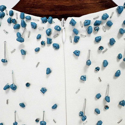 Women's Long Sleeve Beaded Formal Dresses Long Prom Dress