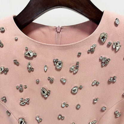 Womens Beaded Evening Gown Long Dress