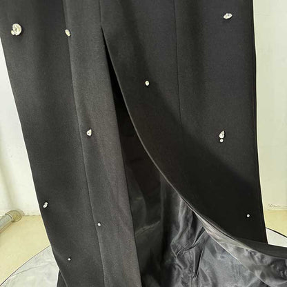 Womens Beaded Evening Gown Long Dress