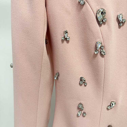 Womens Beaded Evening Gown Long Dress