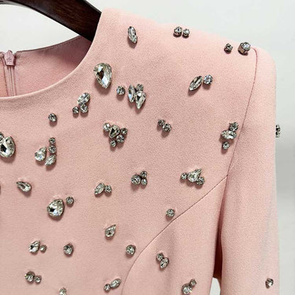 Womens Beaded Evening Gown Long Dress