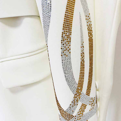 Women Wedding Pantsuits With Belt hot drilling Flare Bottoms Two Pieces Formal Suit