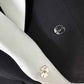 Womne's Black / White Jacket 2 patch Pockets Blazer