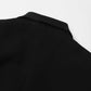 Women's Maxi Blazer Slim Fit Black Trench Coat