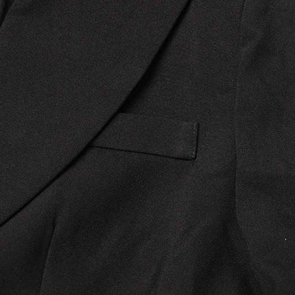 Women's Black Crystal-embellished Blazer Dress