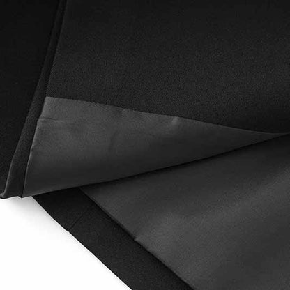 Women's Black Sequin Embellished Backless Blazer Minidress