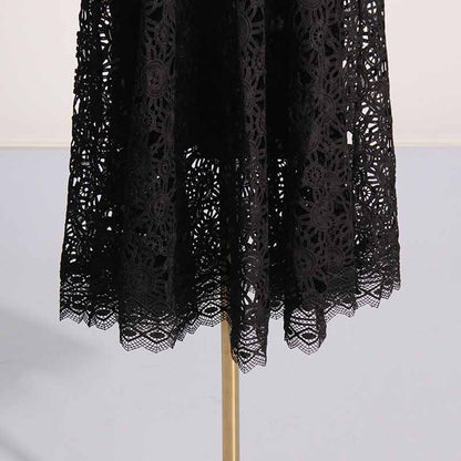 Women's long sleeve lace skirt suit two pieces wedding party suit