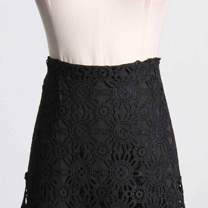 Women's long sleeve lace skirt suit two pieces wedding party suit