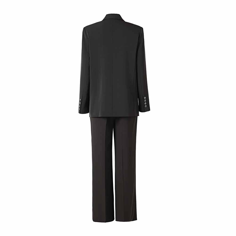 Womens Formal Pantsuit Beaded Drilled  Trouser Suit Two Pieces Party suit