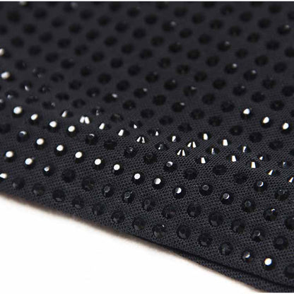 Rhineston Long-Sleeve Mini Shirtdress Set 2 pcs Skirt Suit