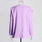 Women's Blazer Flower Embellished V Neck Single Button Jacket