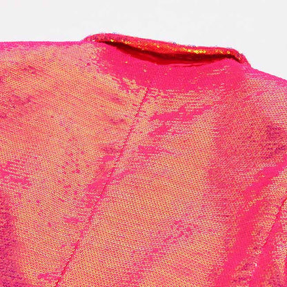 Sequined Middle Length Blazer Long Sleeves Colorful Party Blazer Coat