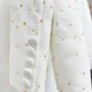 Gold Gradient Sequin-Beaded Embroidered Blazer