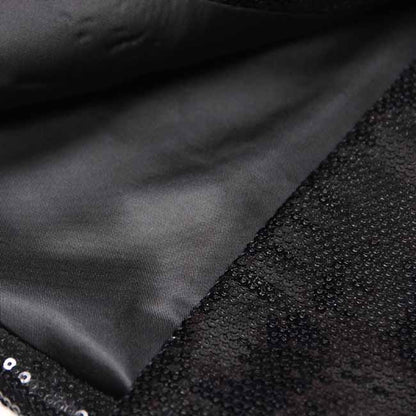 Sequined Middle Length Blazer Long Sleeves Colorful Party Blazer Coat