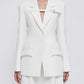 Women's White Suit Coat Formal Blazer