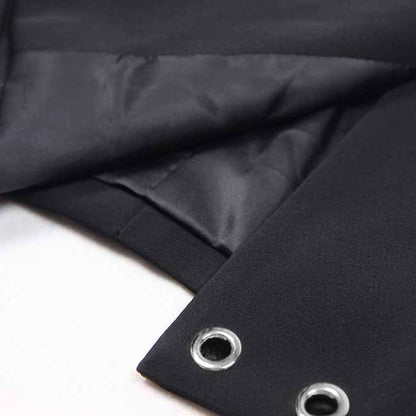 Women's little short blazer dress in black white