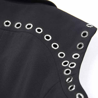 Women's little short blazer dress in black white