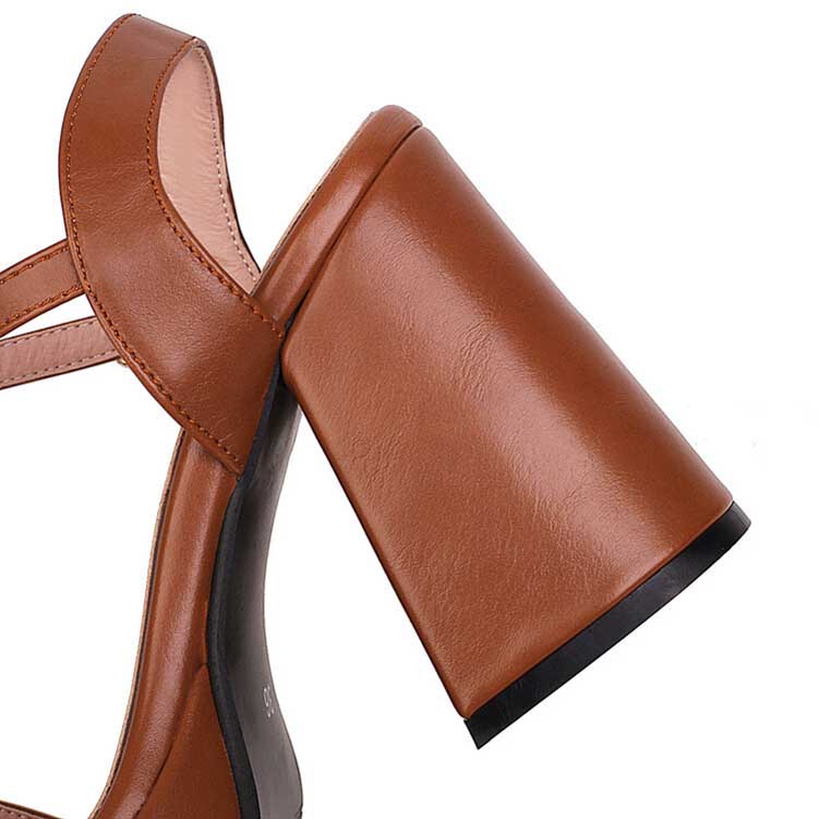 Women Square Toe Platform Chunky Heel Sandals with Metal Chain Summer Heels